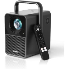 ULTIMEA Proyector Android TV 11.0 con Netflix, Proyector 1000 Lúmenes ANSI 4K Supporto, Dolby Audio, Diseño del Asa, Proyectores